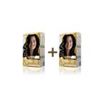 MAXX DELUXE 2'li Golden Beauty Set Saç Boyası 1.0 Siyah