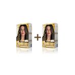 Maxx Deluxe 2'Li Golden Beauty Set Saç Boyası 6.11 Yoğun Koyu Küllü Kumral