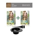 Maxx Deluxe 2'Li Natural Beauty Amonyaksız Set Saç Boyası 8.3 Bal Köpüğü, Boya Tası, Fırça Hediye!