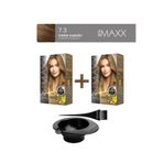 Maxx Deluxe 2'Li Paket Beauty Expert Set Boya 7.3 Fındık Kabuğu, Boya Tası Ve Fırça Hediye!