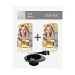 Maxx Deluxe 2'Li Paket Golden Beauty Set Saç Boyası 0.01 Füme Gri, Boya Tası Ve Fırça Hediye!