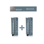 MAXX DELUXE 2'li Tüp Saç Boyası 100 ml Metalik Gri