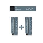 MAXX DELUXE 2'li Tüp Saç Boyası 60 ml 1.1 Gece Mavisi
