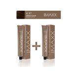 MAXX DELUXE 2'li Tüp Saç Boyası 60 ml 6.37 Bronz Kahve