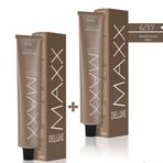 Maxx Deluxe 6.37 Bronz Kahve 2x60 ml Tüp Krem Saç Boyası