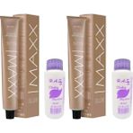 Maxx Deluxe 6/7 Çikolata Kahve 2x60 ml Saç Boyası + 2x60 ml Oksidan