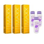 Maxx Deluxe 7.1 Küllü Kumral 3x60 ml Tüp Saç Boyası + 3 Adet Oksidan