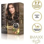 Maxx Deluxe 7.7 Karamel Kahve Set Saç Boyası
