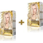 Maxx Deluxe Amonyaksız Platin Sarısı Krem Saç Boyası 100 - 249 ml Altın İçerikli Canlı Etki - 0.1