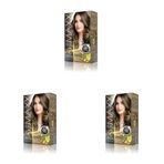 MAXX DELUXE BEAUTY EXPERT HAIR COLOR (KERATİN)'Lİ 1 KUTU (2 X 50 ML) (Küllü Koyu Kumral 6.1) (3 paketi)