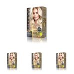 MAXX DELUXE BEAUTY EXPERT HAIR COLOR (KERATİN)'Lİ 1 KUTU (2 X 50 ML) (Platin Sarısı 0.1) (4 paketi)