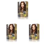 MAXX DELUXE BEAUTY EXPERT HAIR COLOR (KERATİN)'Lİ 1 KUTU (2 X 50 ML) (Yoğun Sıcak Kahve 5.77) (3 paketi)