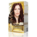 Maxx Deluxe Gold Kestsane Kızılı 4.6 24K Altın Parçacıklı 2x50 ml Saç Boyası
