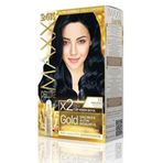 Maxx Deluxe Gold Mavi Siyah 1.1 24K Altın Parçacıklı 2x50 ml Saç Boyası