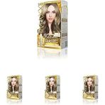 Maxx Deluxe Gold Serisi 24K Altın Parçacıklı Ile 1 Kutu 2 X 50 Ml Geliştiriciler Saç Boyası (Küllü Açik Kumral 8.1) (4 Paketi)