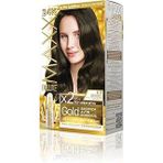 Maxx Deluxe Gold Serisi 24K Altın Parçacıklı Ile 1 Kutu 2 X 50 Ml Geliştiriciler Saç Boyası (Yoğun Küllü Koyu Kumral 6.11)