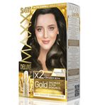 Maxx Deluxe Golden 6.1 Koyu Küllü Kumral 24K Altın İçerikli Saç Boyası