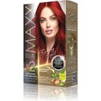 Maxx Deluxe Kızıl Büyü 5.56 Uzun Süreli Krem Saç Boyası 3 Parça Kadınlar İçin Özel Bakım
