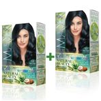 Maxx Deluxe Natural Beauty 1.1 Mavi Siyah 2'li Set Boya