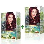 Maxx Deluxe Natural Beauty 3.66 Patlıcan Moru 2'li Set Boya