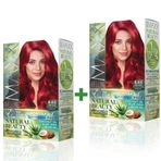 Maxx Deluxe Natural Beauty 5.65 Nar Kızılı 2'li Set Boya