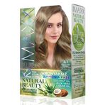 Maxx Deluxe Natural Beauty Amonyaksız 8.1 Küllü Açık Kumral x2 Saç Boyası Seti