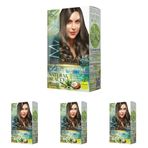Maxx Deluxe Natural Beauty Amonyaksız Set Saç Boyası 8.11 Yoğun Küllü Açık Kumral (4 paketi)