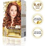 Maxx Deluxe Tarçın Bakır 8.45 Krem Saç Boyası Amonyaksız Altın İçerikli Canlı Renkler