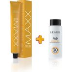 Maxx Deluxe Tüp Boya 100 ml - 30 V Oksidan 60 ml - 7.3 Fındık Kabuğu