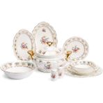 Maxx Doria Czech Collection Luster Flower 12 Kişilik 60 Parça Yemek Takımı