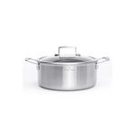 Maxx Doria Steel Fusion Hibrit 24 Cm İndüksiyon Tabanlı Paslanmaz Çelik Derin Tencere