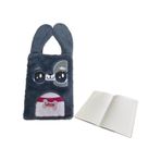 Maxx Fy-5 Woof Kulakli Pelus Defter 80 Ypr Cizgili - Gri