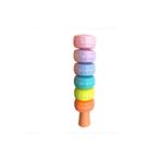 Maxx Makaron Görünümlü - Şekilli Fosforlu Kalem Pastel Renkli 6 Lı