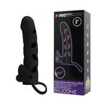 Maxx Titreşimli Realistik Siyah Zenci Uzatmalı Penis Kılıfı