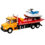 Maxx Wheels Sesli ve Işıklı Model Araçlar - Sarı Kabin Tır-Jet Ski