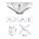 MAY AYDINLATMA 1adet Pervane Led Ampül 50-60w 6000lm Süper Güçlü E27 Lamba Beyaz Işık 4 1