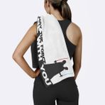 May The Force Be With You B/w - Star Wars Spor Havlusu - 45 x 90 cm - Beyaz - Siyah