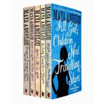 Maya Angelou 5 Books Collection Set (All God's Children Need Travelling Shoe,A Song Flung Up To Heaven,Mom And Me And Mom,Gather Together In My Name,Singin & Swingin And Gettin Merry Like Christmas)