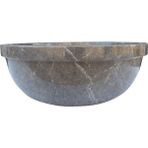 Maya Gri Cilalı Mermer Çanak Lavabo Yedsim02