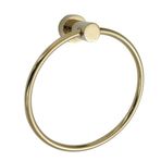 Mayaglory Elegance Serisi Gold Halka Havluluk, 7,5x19x20cm, PVD Kaplama, Pirinç Malzeme