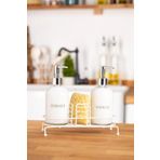 Mayaglory Novy Standlı 2'li Sıvı Sabunluk (White)