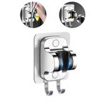 Mayaglory Yapışkanlı Duş Başlığı Tutucu , Ayarlanabilir Su Geçirmez Yapışkanlı Mafsal Chrome
