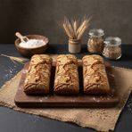 Mayasından 3 Adet Ekşi Maya Karabuğday (Greçka) Ekmeği (Sert) - 2,1 kg