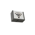 mayastyle Modem Saklama Kutusu Wifi Kutusu Dekoratif Mdf Uzunluk (22CM) Genişlik (28CM) Derinlik (12CM)