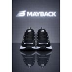 Mayback Erkek Spor Günlük Yazlık Ortopedik Ayakkabı - Siyah-Beyaz