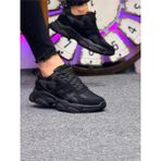 Mayback Siyah Unisex Ortopedik Spor Ayakkabı Düz Tabanlı Konforlu ve Şık Tasarım