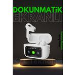Maybax 3.nesil Pro Dokunmatik Ekranlı Anc&enc Bluetooth 5.4 Kulakiçi Silikonlu Kulaklık Ios Android Uyumlu