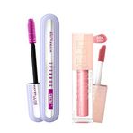 Maybelline Falsies Surreal Maskara + Lifter Gloss 004 Silk Dudak Parlatıcısı