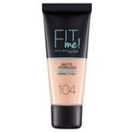 Maybelline Fit Me 104 Soft Ivory Fondöten