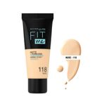 Maybelline Fit Me Matte Poreless No:118 Nude Fondöten